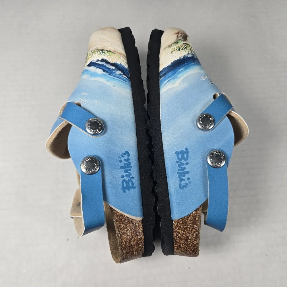 Birkenstock Birki's Unisex Kids Kay Birko-Flor Seagull Slingback Clog Sz EU27 C9